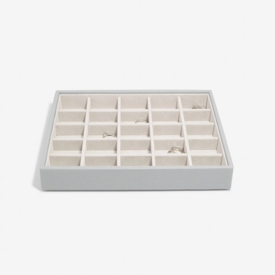 Stackers box na šperky Pebble Grey Classic 25 šedá