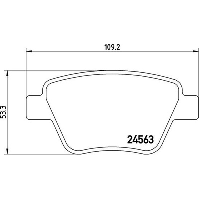 Sada brzdových destiček BREMBO P85114 – Zboží Mobilmania