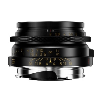 Syntex DZO Thypoch Ksana 35mm f/2 ASPH. Full-frame Photo Lens (Leica M, Black Paint)