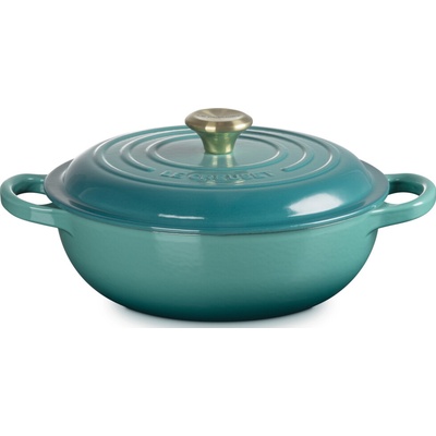 Le Creuset 21109220994450 Hrniec Signature 22 cm, bleu riviera