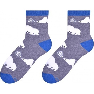Dámske ponožky Polar Bear šedá