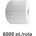 ZINTA Самозалепващи PP етикети ZINTA 100x23 mm, 6000 ет. / ролка (100X23X6000-PP)