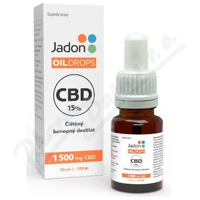Jadon OIL DROPS konopný destilát CBD 15% 10 ml