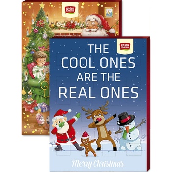 Rosengarten Bio adventní kalendář z mléčné čokolády 75 g