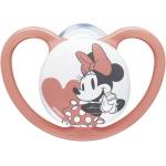Nuk Силиконова залъгалка Nuk - Space Mickey, 18-36 m, червена, с кутийка (10739747) - baby