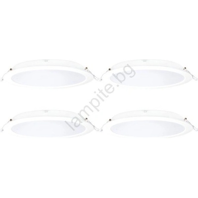 Aigostar - КОМПЛЕКТ 4xLED RGBW димируемо вградено осветително тяло MESH LED/18W/230V 2700K-6500K (AI2324)