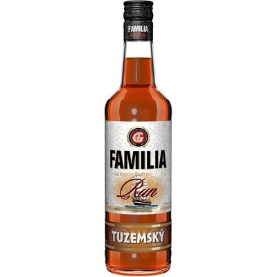 Familia Rum Tuzemský 40% 0,5 l (čistá fľaša)