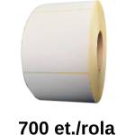 ZINTA Самозалепващи свалящи се SGP етикети ZINTA 100x70 mm, 700 ет. /ролка (100X70X700-SGP-REM)