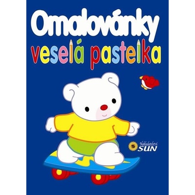 Veselá pastelka Omalovánky kniha