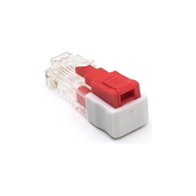 NIKOMAX Защитен щепсел rj45 със заключване nmc-rj-lock-rd (nmc-rj-lock-rd)