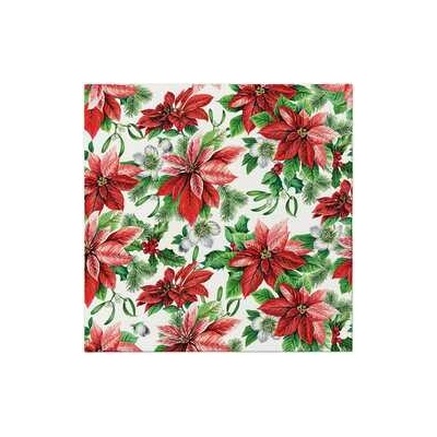 Paw Airlaid obrúsky Glory Poinsettia 50ks 40x40cm
