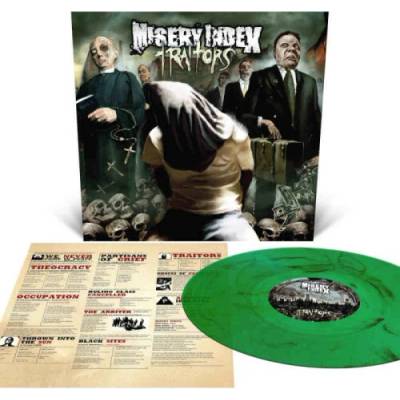Misery Index - Traitors / Emeral Green With Black Marble / Vinyl LP