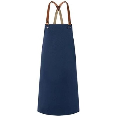 Karlowsky Gastro zástěra s laclem KY054 Steel-Blue 70x85cm