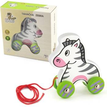 Babu - Дървена зебра на колела