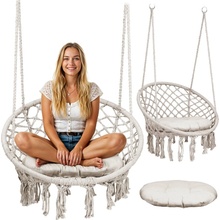 Sofotel Závěsné zahradní křeslo houpačka BOHO béžové