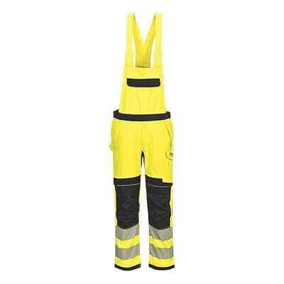 Portwest FR420 PW3 FR Modaflame Hi Vis nohavice s náprsenkou žlté
