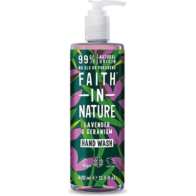 Faith In Nature tekuté mýdlo Levandule & Muškát 400 ml