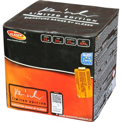 Kompaktní ohňostroj SIGNATURE RANGE 25 ran