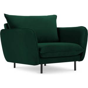 Cosmopolitan Design Тъмнозелено кадифено кресло Vienna - Cosmopolitan Design (COS_ARM_51_F1_VIENNA5)