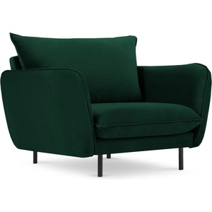 Cosmopolitan Design Тъмнозелено кадифено кресло Vienna - Cosmopolitan Design (COS_ARM_51_F1_VIENNA5)