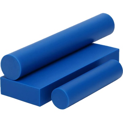 plmont PA6G Tyče Ø 100 mm délka 1000mm PA6G modrý