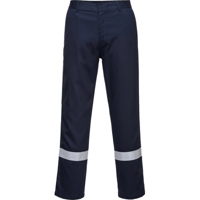 PortWest IONA Safety S917 reflexní kalhoty námořní modrá
