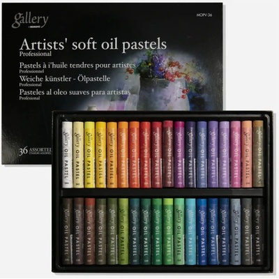 Mungyo Artists soft oil pastels 36 sada papír měkké pastel od 37 do 72 – Zboží Mobilmania