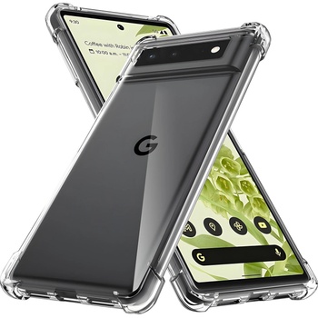 Techsuit Силиконов калъф с подсилени ръбове за Google Pixel 6 Pro - Прозрачен KP30055 (30055)