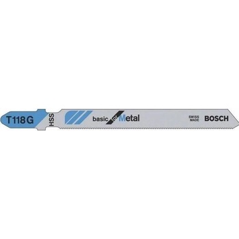 BOSCH Pílový plátok do priamočiarych píly T 118 G, 3ks 2.608.631.674