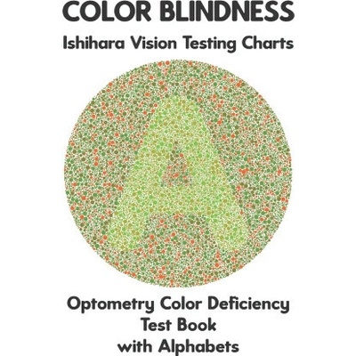 Color Blindness Ishihara Vision Testing Charts Optometry Color Deficiency Test Book With Alphabets (Conroy Ronald)