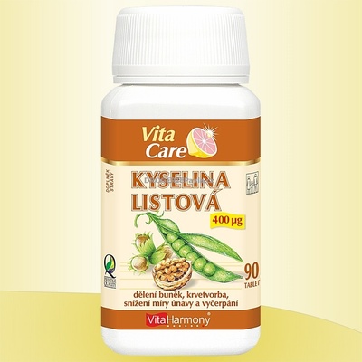 VitaHarmony Kyselina listová 400 mcg 90 tablet