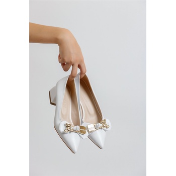 Johns Athletic Дамски обувки с ток thn01 - Бели #404134 (404134_Бяло)