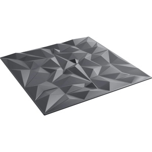vidaXL Стенни панели 48 бр. 50 x 50 cm Аметист Сив XPS Пяна (42046058)