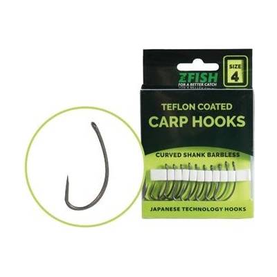 Zfish Curved Shank Barbless vel.4 10 ks