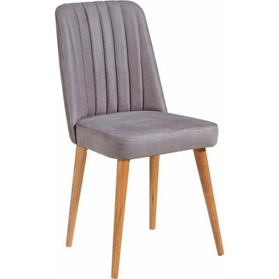 Kalune Design Stormi Sandalye zamatová sivá