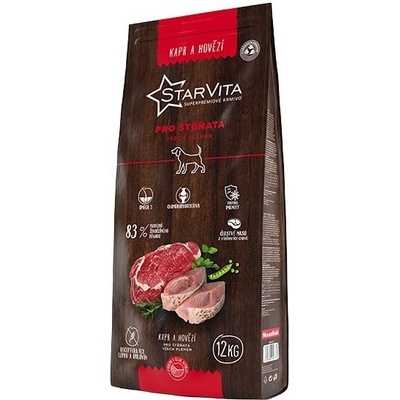 Starvita puppy kapří hovězí 12 kg