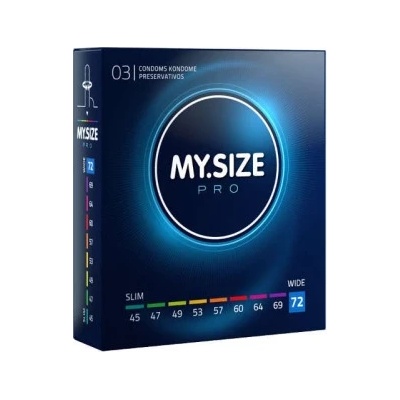 3 бр. Презервативи My Size Pro 72 мм