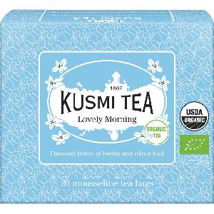 Kusmi Tea Зелен чай Lovely Morning в муселинови торбички 20 бр (21684A1120)