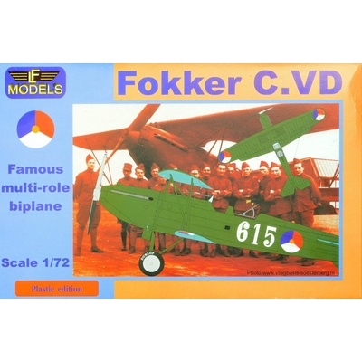 models Fokker C.VD Holland 1936-1940 4x camo LF PE7201 1:72