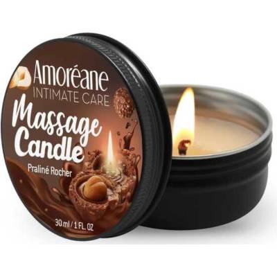 Masážna sviečka Massage Candle Praliné Rocher 30 ml Amoreane
