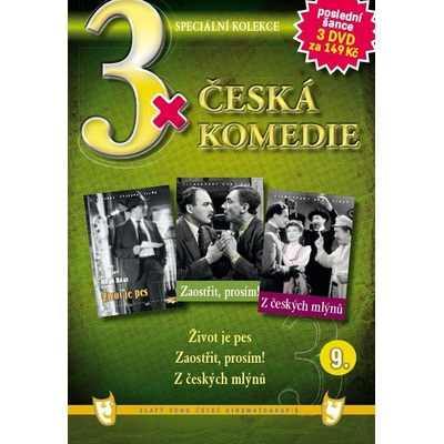 3x Česká komedie 9. DVD