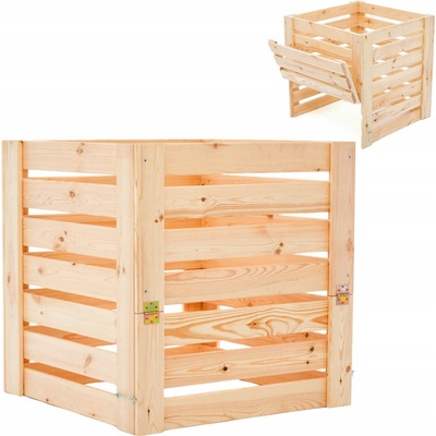 SunWood kompostér 1-komorový 512 l hnědý