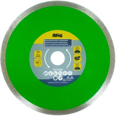 MAGG Diamantový kotouč celoobvodový 200x25,4mm