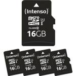 Intenso microSDHC 16GB 5-Pack (3423575)