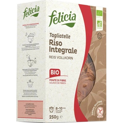 FELICIA Cestoviny Tagliatelle z celozrnnej ryže bez lepku BIO 250 g