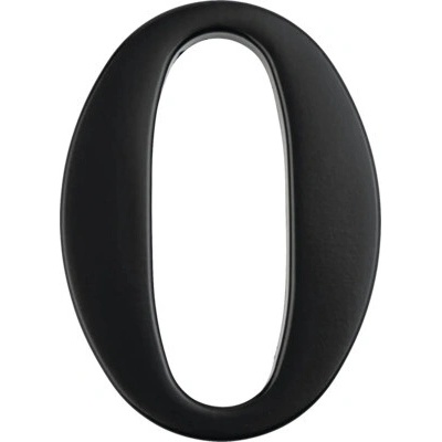 Číslica "0", výška 10cm, čierna