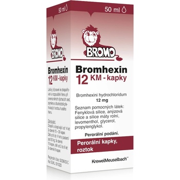 BROMHEXIN KM POR 12MG/ML POR GTT SOL 50ML