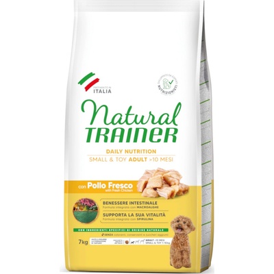 Natural Trainer Adult Small & Toy s kuracím 2 x 7 kg