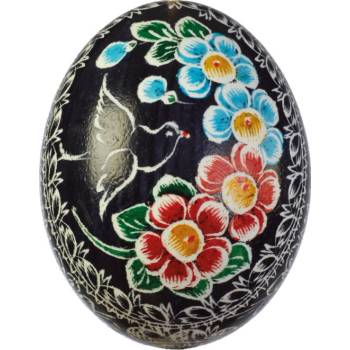 Slepičí kraslice vyškrabovaná barevná vzor sb-0330