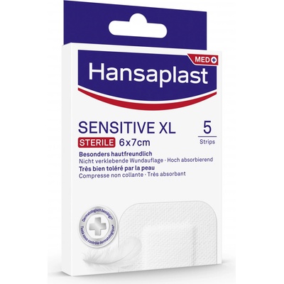 Hansaplast Sensitive XL náplast 5 ks
